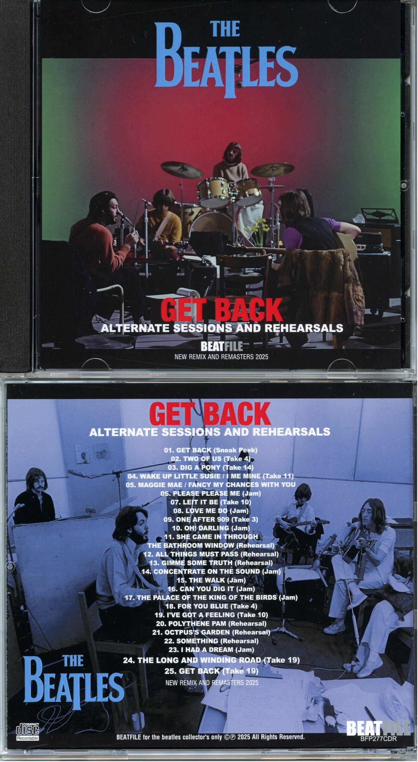 THE BEATLES - Get Back Alternate Sessions And Rehearsals ( BEATFILE ) ( New 2025 Remix and Remasters )