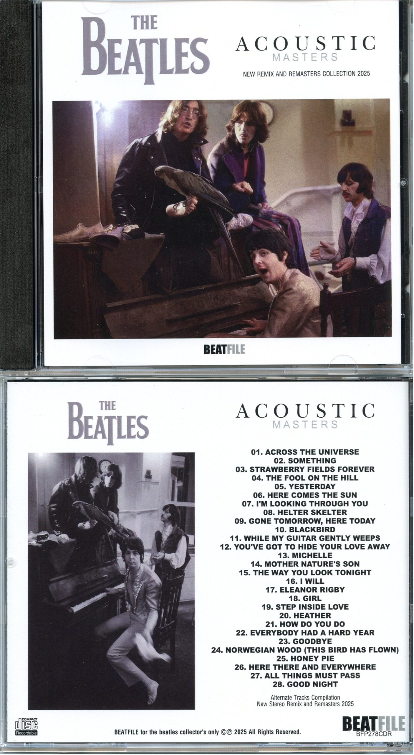 THE BEATLES - Acoustic Masters ( BEATFILE ) ( New Remix And Remasters Collection 2025 )