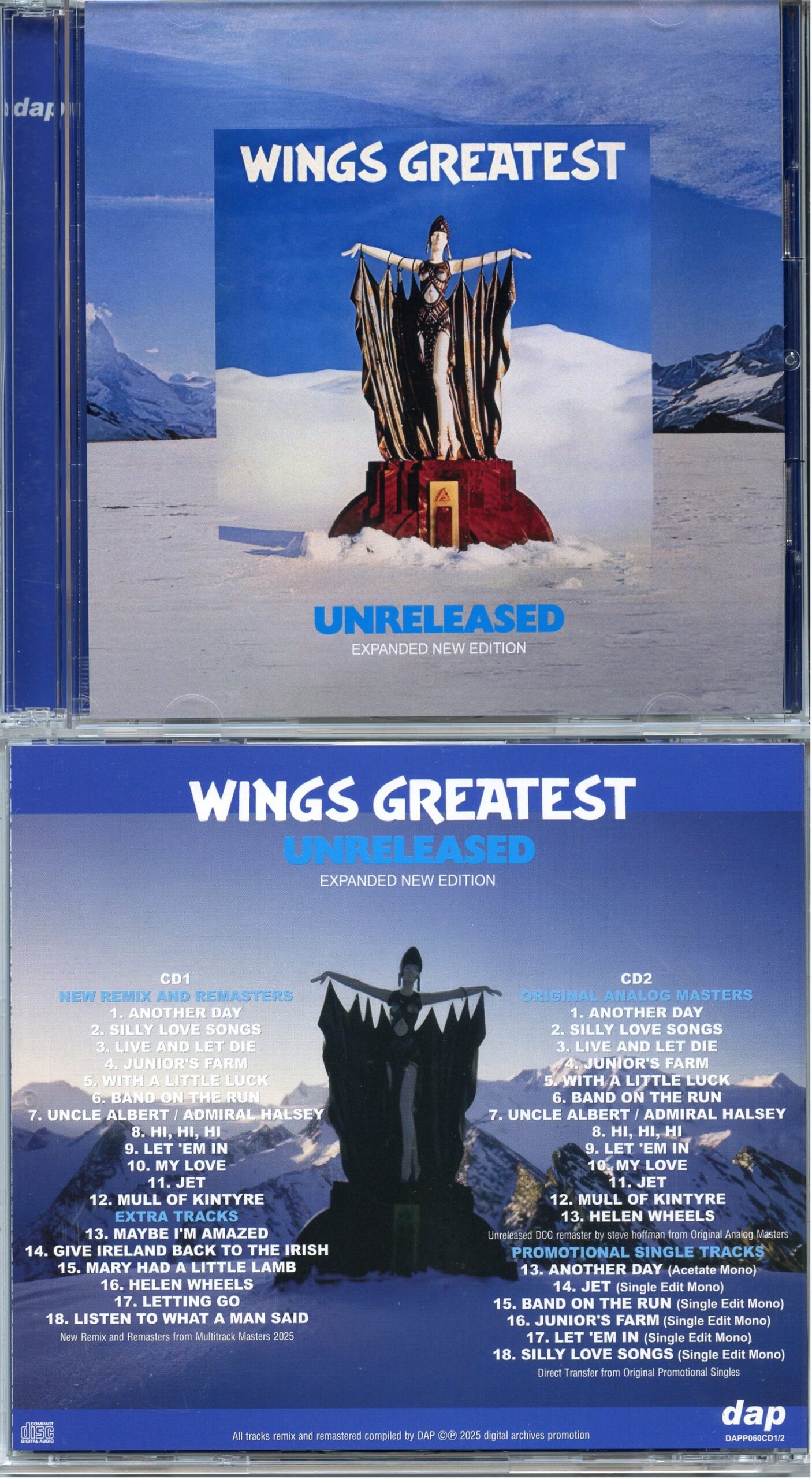 PAUL McCARTNEY And Wings -  Wings Greatest Unreleased Expanded New Edition ( 2 CD SET ) ( DAP )