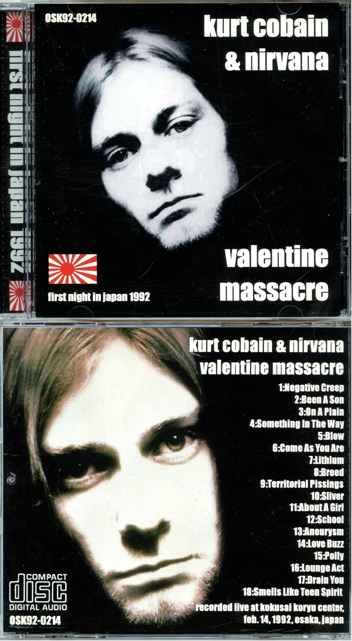 Nirvana Kurt Cobain - Valentine Massacre ( Live at Kokusai Koryu Center, Osaka, Japan, February 14th, 1992 )