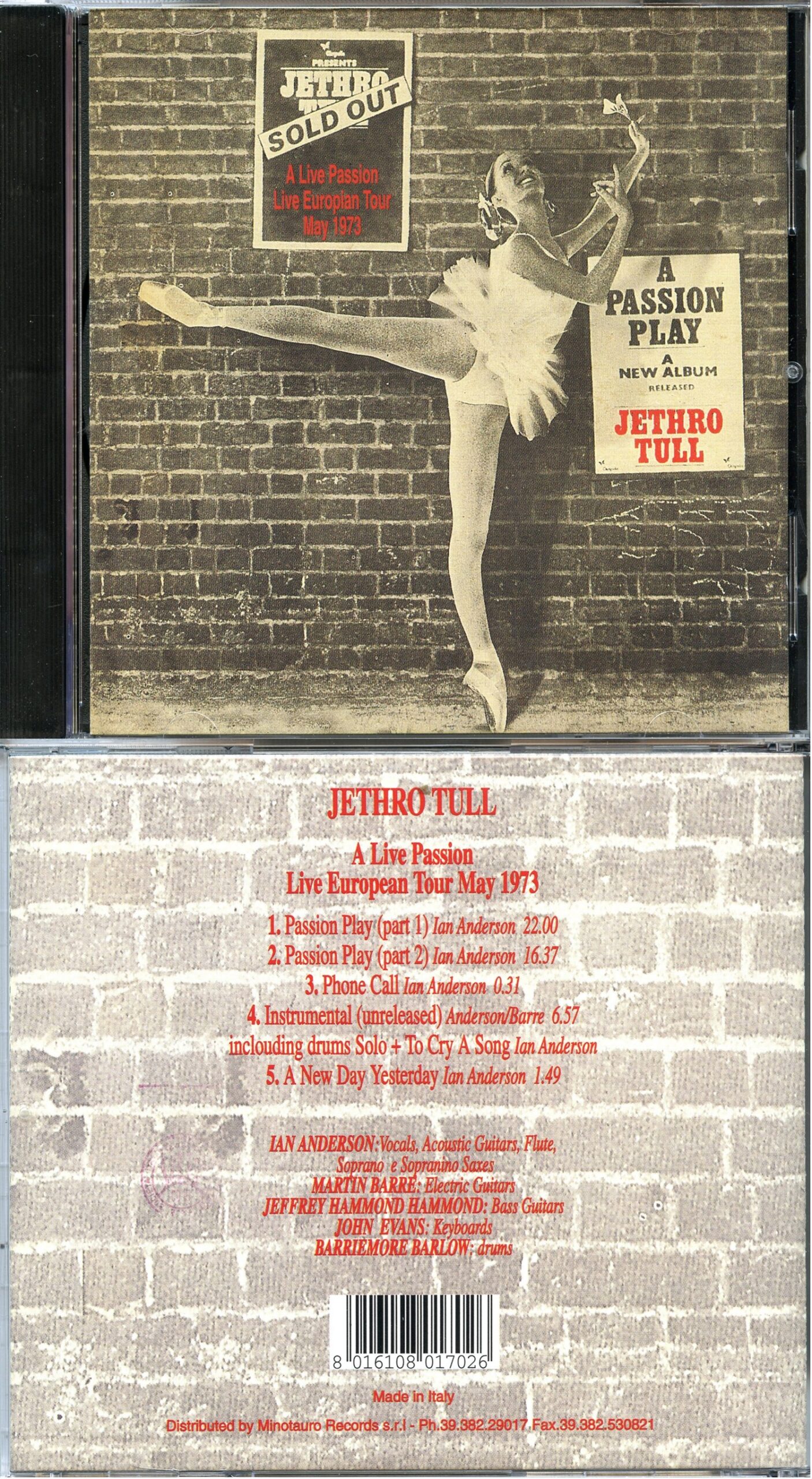 Jethro Tull - A Live Passion ( Live European Tour 1973 )